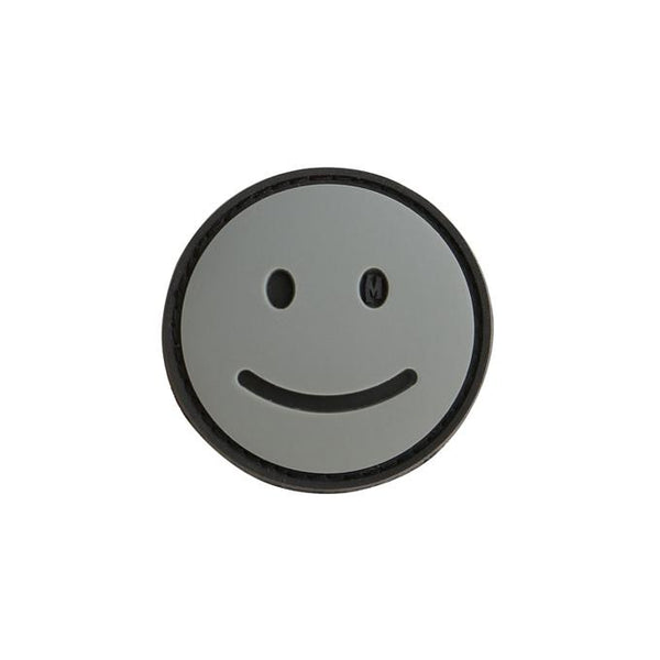 Smiley Face Patch - White