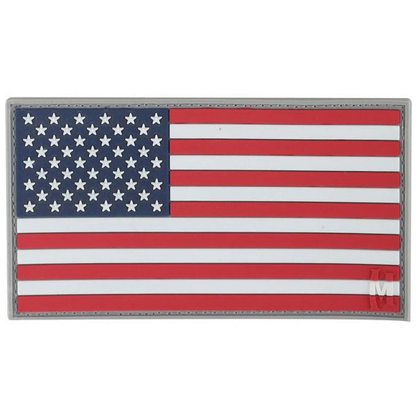 American Flag Patch PVC Rubber w/ Color Options - USA Flag Patch, Thin Blue  Line Patch, Thin Red Line Patch 2 x 3 w/ Velcro/Hook backing