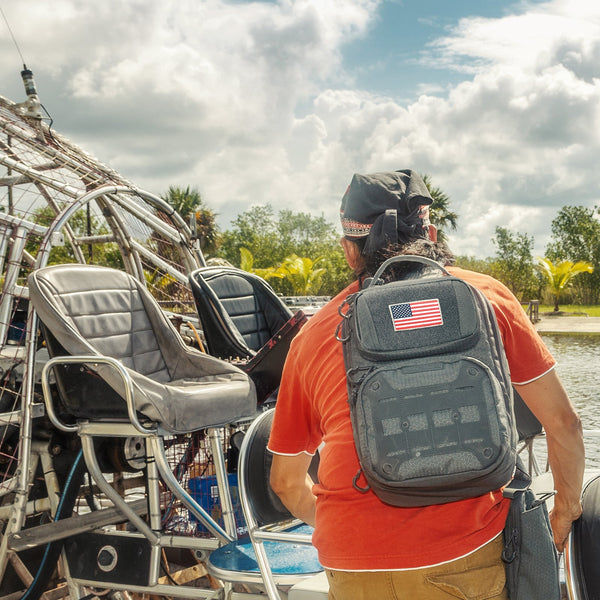 Edgepeak™ v2.0 Ambidextrous Sling Pack 15L Gray (CLOSEOUT SALE. FINAL SALE.)