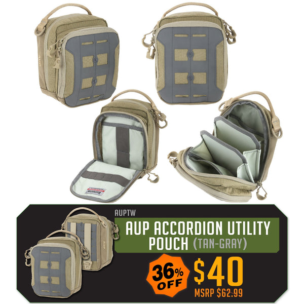 AUP Accordion Utility Pouch (CLOSEOUT SALE. FINAL SALE.)