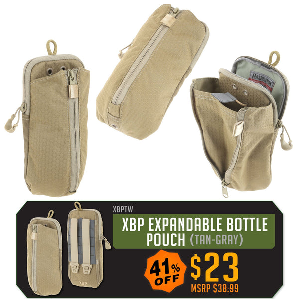 XBP Expandable Bottle Pouch (CLOSEOUT SALE. FINAL SALE.)