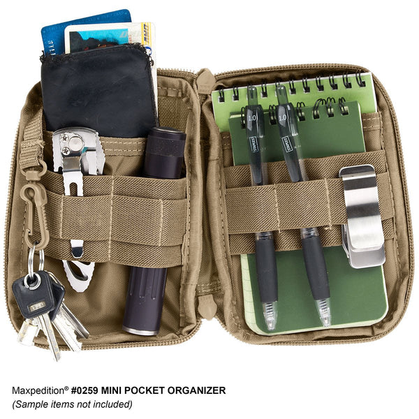 Maxpedition Mini Pocket Organizer Wolf Gray Tactical Pouch Bag