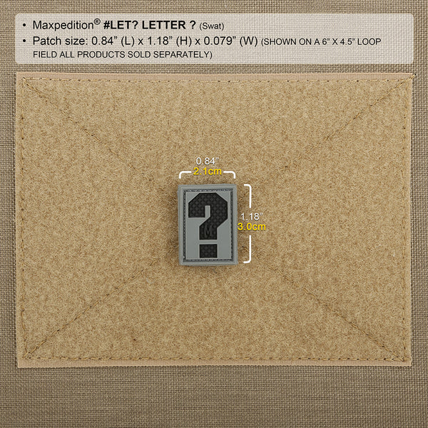 Letter L Morale Patch (20% Off Morale Patch. All Sales are Final)