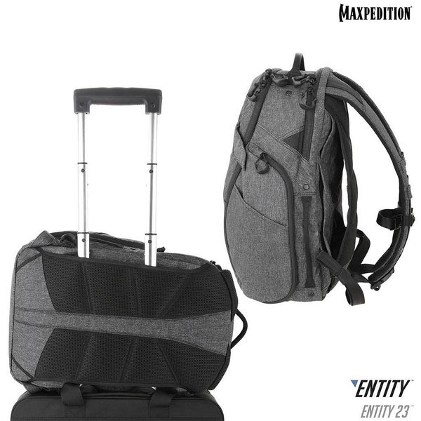 Maxpedition Entity 23 CCW-Enabled 23 Liter Laptop Backpack Charcoal
