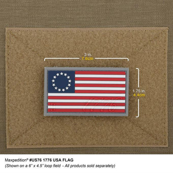 1776 USA Flag Patch  Maxpedition – MAXPEDITION